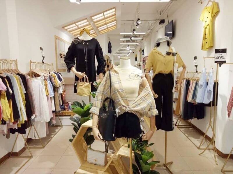 mô hình shop quần áo nữ nhỏ đẹp